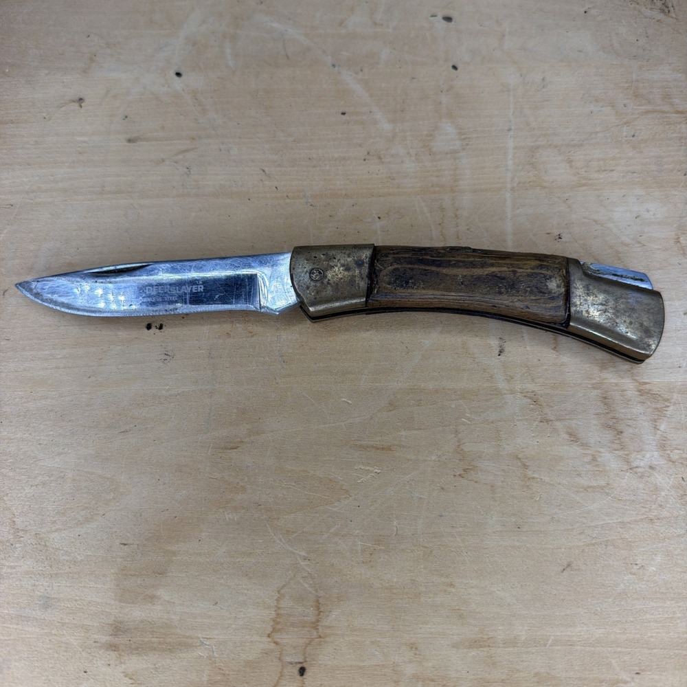 Precise Deerslayer Folding Lock Back Knife Custom Hi Stainless Steel